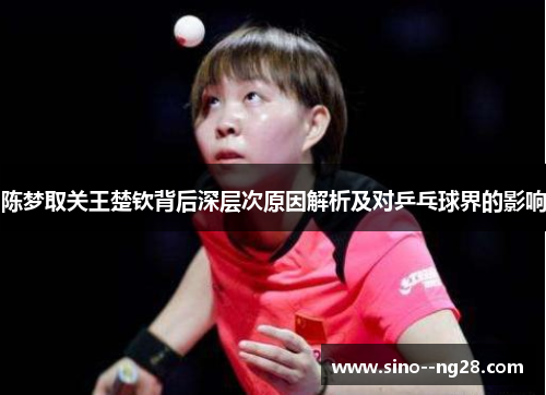陈梦取关王楚钦背后深层次原因解析及对乒乓球界的影响